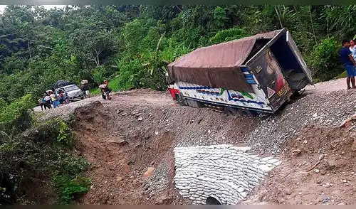Lluvias que azotan la selva dejan intransitables carreteras de Amazonas