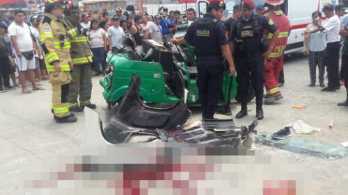 Delincuentes se accidentan mientras huían después de robar. Créditos: La República.