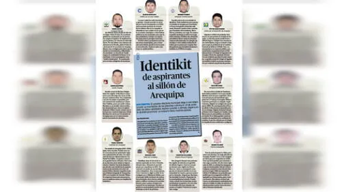 Conozca a los aspirantes al sillón provincial de Arequipa