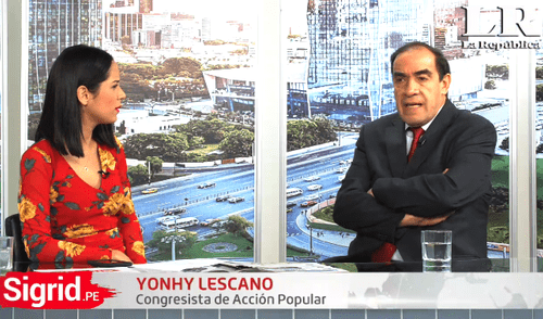 Sigrid.pe: Entrevista a Yonhy Lescano, congresista de Acción Popular