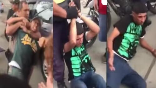 Polémica por detención de joven tras la captura de un delincuente [VIDEO]