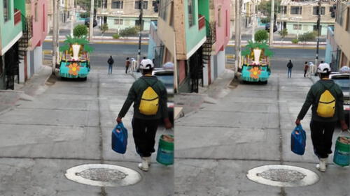 Según se muestra en la fotografía, los pescadores tienen listo un carro alegórico. Foto: Ilo Noticias 2.0.