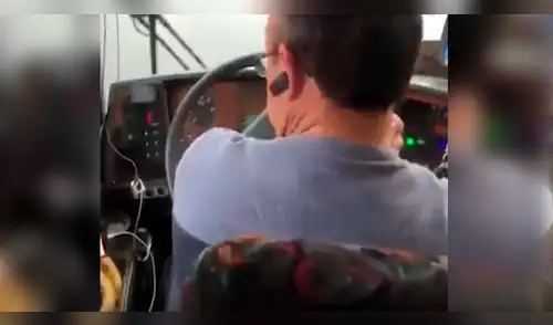 Chofer fue despedido tras cometer terrible irresponsabilidad al volante [VIDEO]