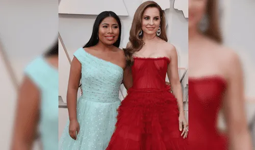 Yalitza Aparicio fue el centro de atención en la alfombra de los Oscar por su look 