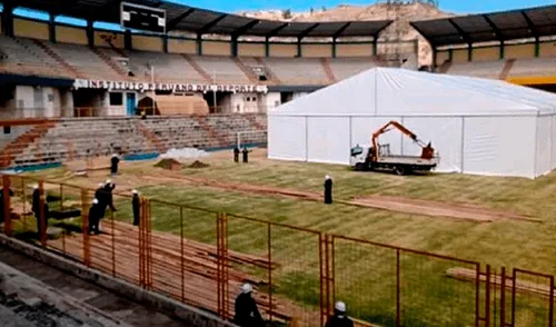 Hospital de Campaña de Huaraz en un 70 %