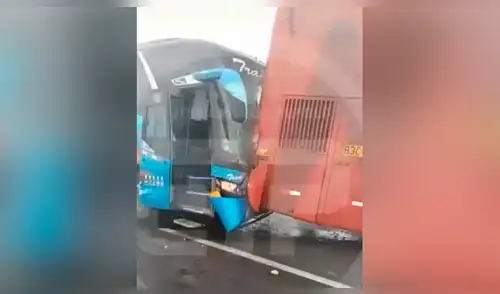 Ancón: Choque de buses en variante del Pasamayo deja seis heridos 