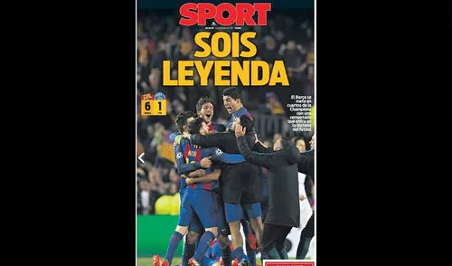 Portadas del mundo deportivo tras la histórica hazaña del Barcelona | FOTOS