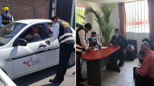 Policía recabó documentación en instalaciones del IPD. Foto: Policía.