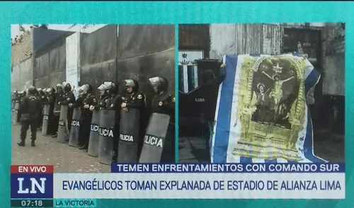 Alianza Lima: Evangélicos arrojan imagen del Señor de los Milagros a la basura e indignan a hinchas [FOTOS]