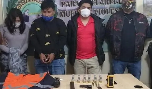 Según la Policía detenidos se dedicarían al sicariato.