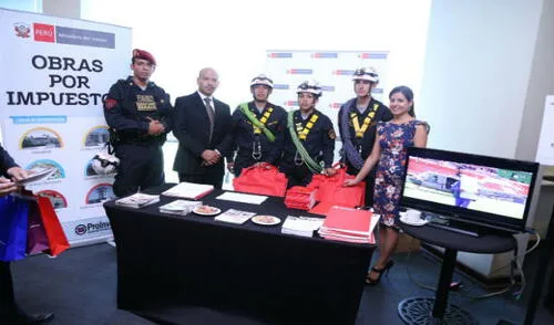 Mininter presentó proyectos de obras por impuesto para reconstrucción nacional