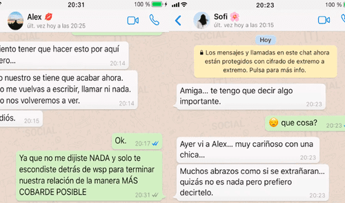 WhatsApp: Termina con su enamorado y cuando le pregunta el motivo queda devastada