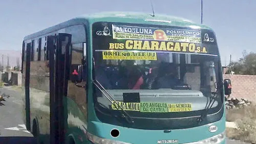 Buses servirán en cono sur.