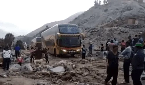 Ica: sistema de agua colapsó por caída de tres huaicos en el distrito de Huáncano Ica: sistema de agua colapsó por caída de tres huaicos en el distrito de Huáncano