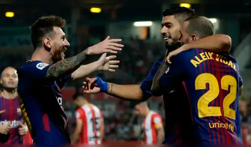Barcelona goleó a Girona y sigue como único líder en la Liga española [Resumen]