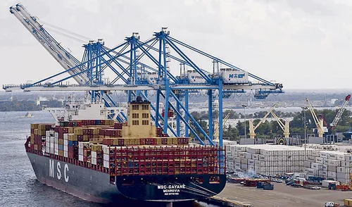 Retenido. Buque MSC Gayane llevaba el estupefaciente.