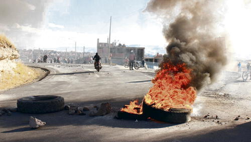 CONFLICTOS. Minería es fuente de protestas en el Cusco.