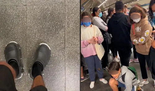 Niños se burlan de los zapatos de un joven, pero este les dice que son Balenciaga y se sorprenden