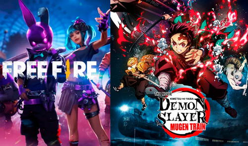 Free Fire y Kimetsu No Yaiba se unirían en evento