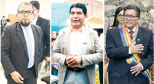se beneficiaron. Omar Candia (Arequipa), Martín Ticona (Puno) y Valderrama (Cusco).