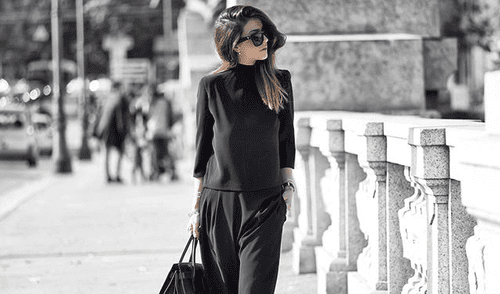 Mira los errores que puedes estar cometiendo cuando usas un look total black