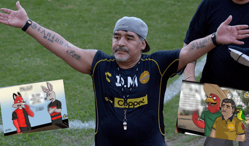 Facebook: Medio mexicano se burló de Maradona con crueles caricaturas [FOTOS]