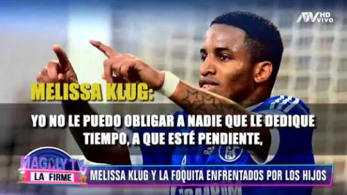 Jefferson Farfán no cumple con sus hijos, según Melissa Klug [VIDEO]