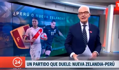 TV chilena en YouTube: “Un partido que duele, el Perú vs. Nueva Zelanda”