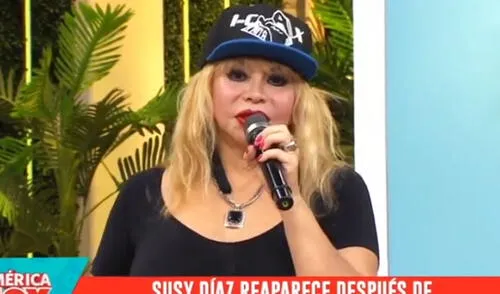 Susy Díaz buscó una cama UCI para su hermano, pero no pudo encontrarla. Foto: captura América TV Susy Díaz