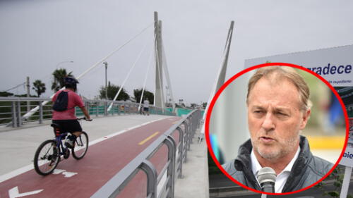 Puente de la Amistad entre Miraflores y San Isidro. Créditos: John Reyes / La República. Puente de la Amistad entre Miraflores y San Isidro. Créditos: John Reyes / La República.