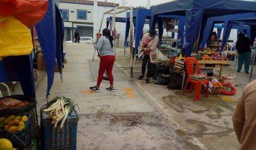 limpieza mercado temporal