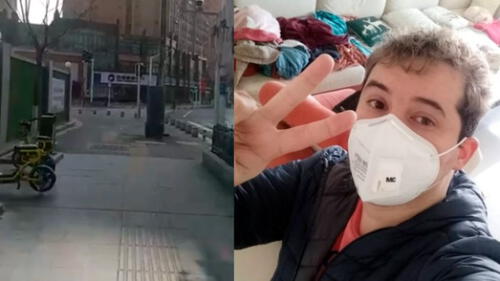 Chileno grabó una serie de videos en los cuales se evidencian lo desolada que lucen las calles de Wuhan, ciudad donde se originó el coronavirus. Foto: Composición (Bio Bio Chile)