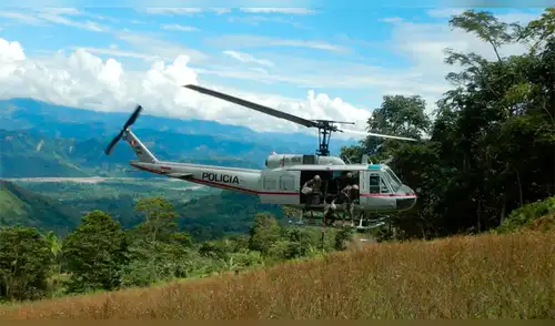 "Los Sinchis" destruyen laboratorios de procesamiento de droga en Ayacucho y Cusco 