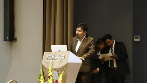 ELMER CACERES LLICA ACATARÁ. Cáceres dijo que respetará decisión de consejo.