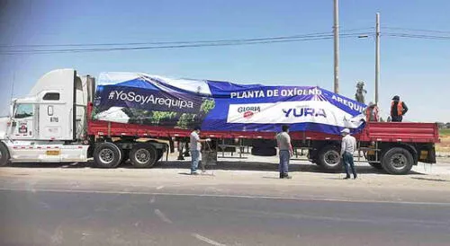 llega. Planta será instalada en hospital Honorio Delgado.