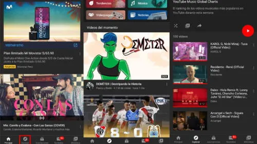 YouTube estrena la pestaña ‘Explorar’ en teléfonos Android [FOTOS]