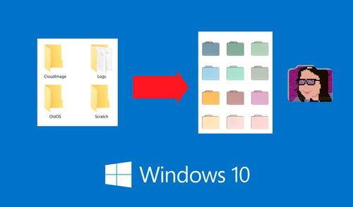 Windows 10: ¿cómo cambiar el color y el estilo de las carpetas?