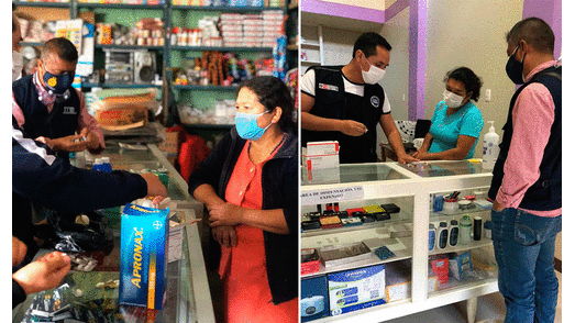 Realizan inspección en boticas de la ciudad de Cutervo.