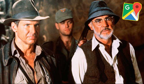 Desliza las imágenes para ver cómo luce la fortaleza donde se filmó Indiana Jones: La última cruzada. Foto: captura de Google Maps Google Maps: así luce el lugar donde Harrison Ford filmó Indiana Jones