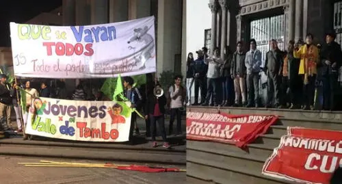 Arequipa y Cusco se sumaron a marcha ¡Que se vayan todos!