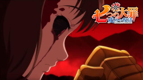 Capítulo 11 de Nanatsu no Taizai. Créditos: Composición Nanatsu no Taizai