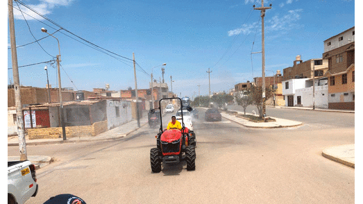 Realizan trabajos de limpieza en calles y avenidas de Chiclayo.