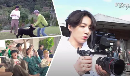 Detrás de cámaras de Life goes on se publicó en el canal de BTS, Bangtan TV. Foto: composición/capturas BigHit