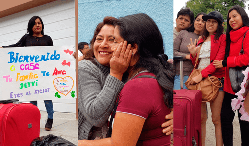 Familiares y amigos se alegraron al ver a menores en casa. Familiares y amigos se alegraron al ver a menores en casa.