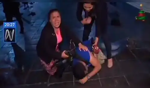 Camarógrafo resulta herido durante marcha contra indulto a Fujimori [VIDEO]