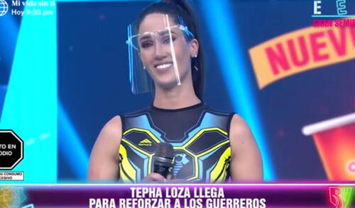 Spheffany Loza sorprende al reaparecer en Esto es guerra. Foto: captura América TV Spheffany Loza regresa a Esto es guerra