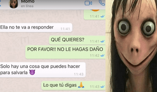 WhatsApp: 'Momo' secuestra a mamá de joven [VIDEO]