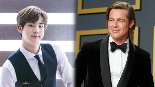 bts jin brad pitt