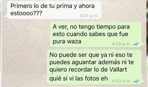 WhatsApp: recibe por error fotos de la amante del esposo y reacciona así [FOTOS]