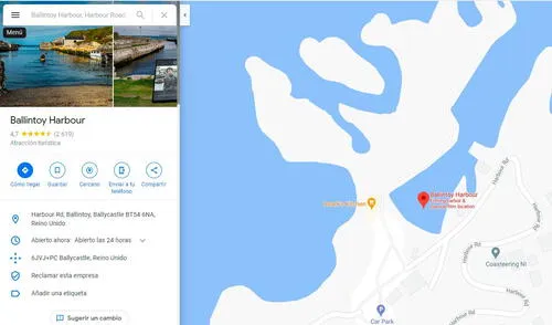Desliza las imágenes para ver cómo luce realmente las Islas de hierro que aparecen en Game of Thrones. Foto: captura de Google Maps Google Maps: así luce el verdadero hogar de Theon Greyjoy de Game of Thrones